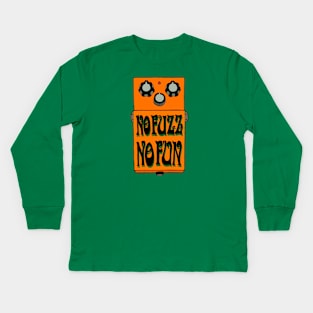 fuzz pedal Kids Long Sleeve T-Shirt